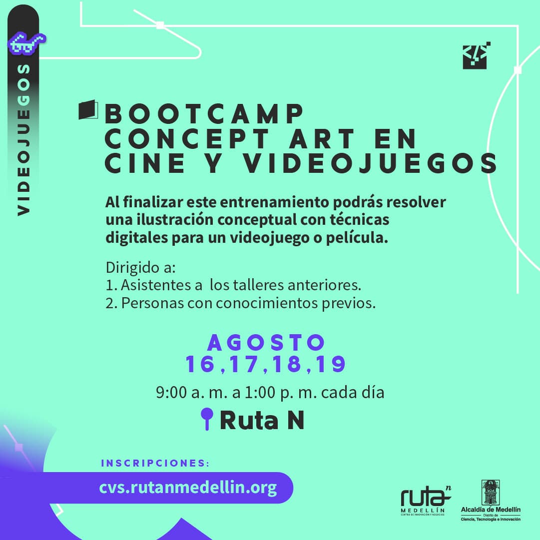 Bootcamp: Concept Art en cine y video juego